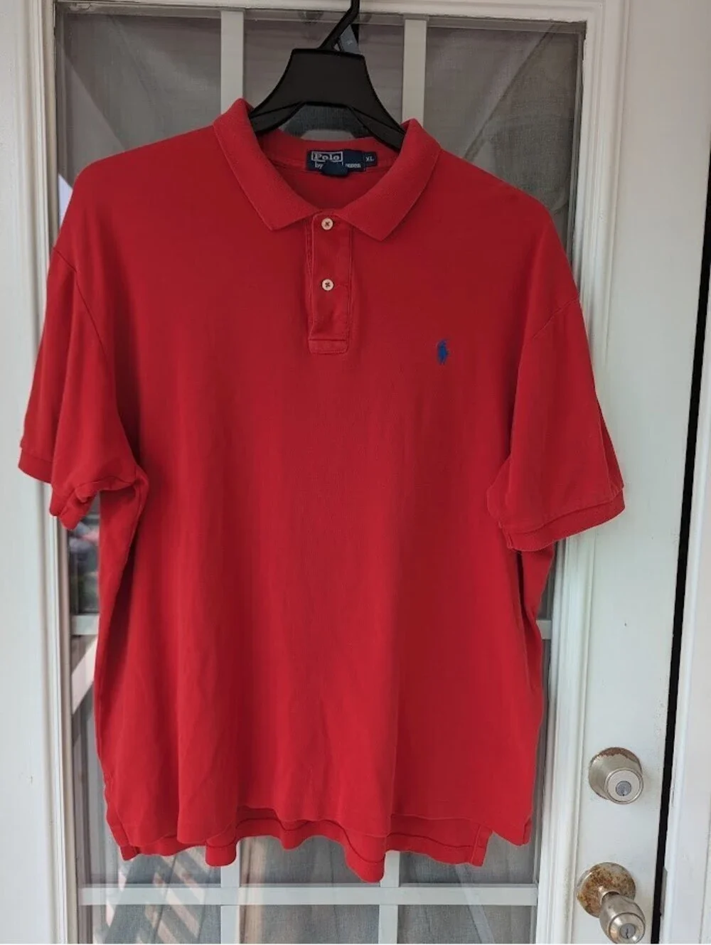 Vintage Y2K Polo Ralph Lauren Polo Shirt Mens XL Red Short Sleeve Streetwear PRL